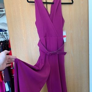 Purple Formal Pant Jumpsuit One Piece Size 2